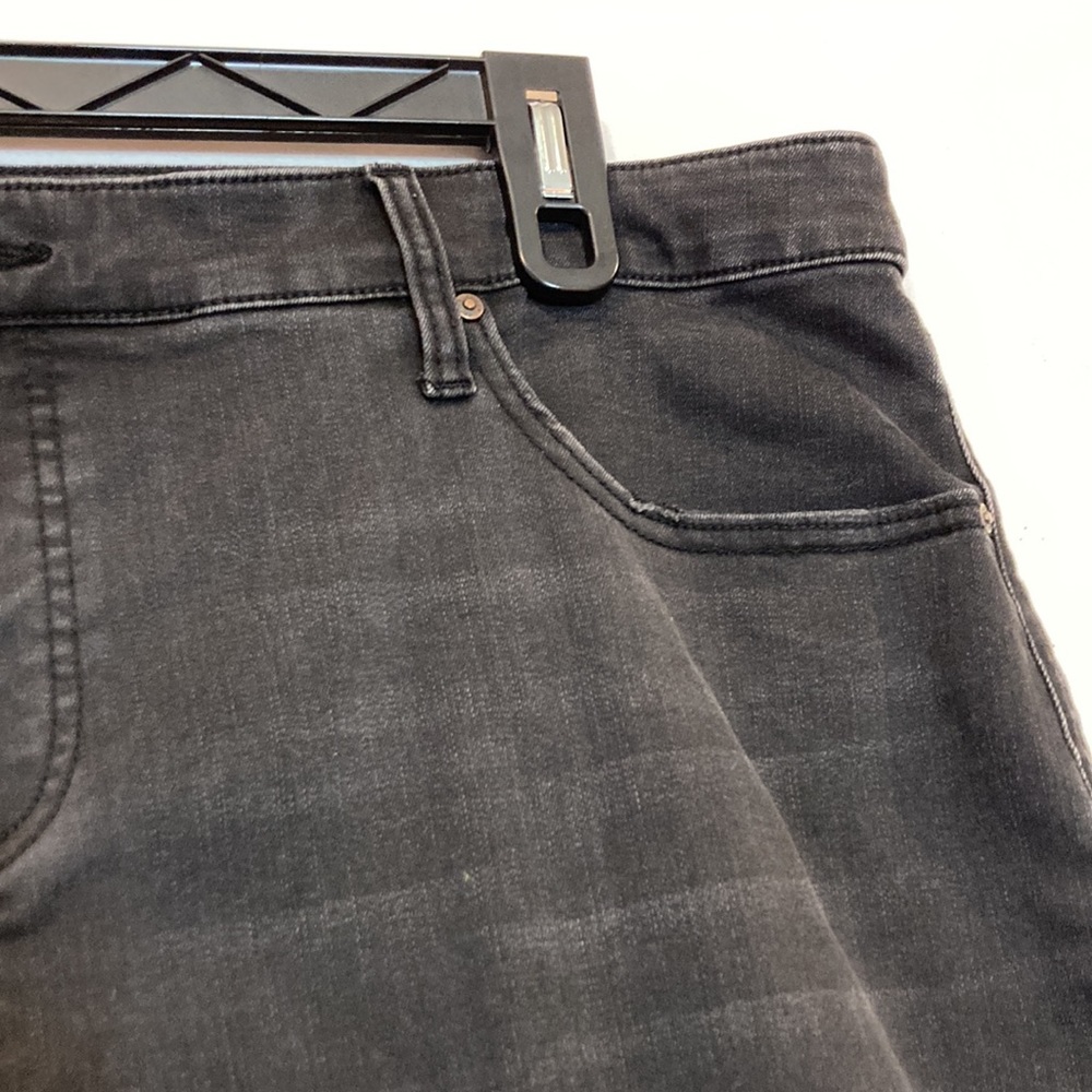Chico's Black Boyfriend Jeans with Silver Embellishments - Picture 7 of 13